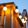 Strand of 20 Heavy Duty Warm White Connectable LED Frosted Festoon Plug-in Globe Lights