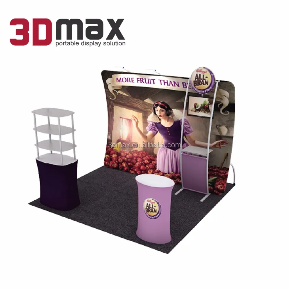 Advertising Display Rack Stand Design Banner 3x3 3x6 Exhibition
