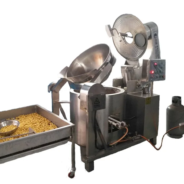 Commercial caramel industrial continues popcorn machine making pop corn