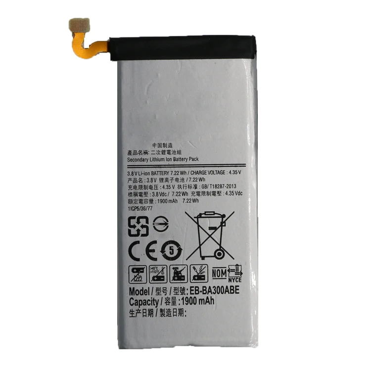 Gb/t 18287-2013 Phone Li-ion Battery For Samsung A3 Eb-ba300abe 1900mah ...