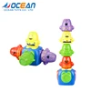 Kids intelligent color identification game stack up 5pcs magnet toy for hot selling