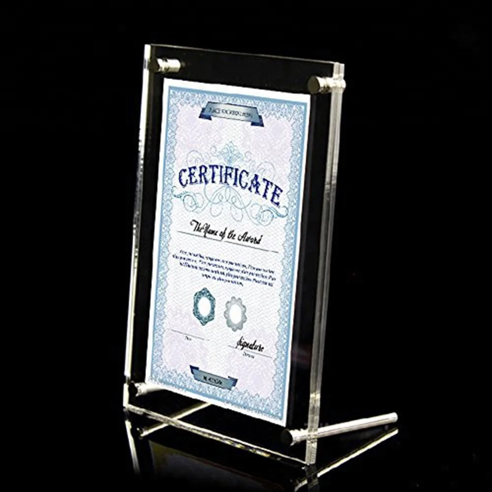 Graduation Photo Frame,Photo Frame Clock,Unbreakable 8x10 Double Sided