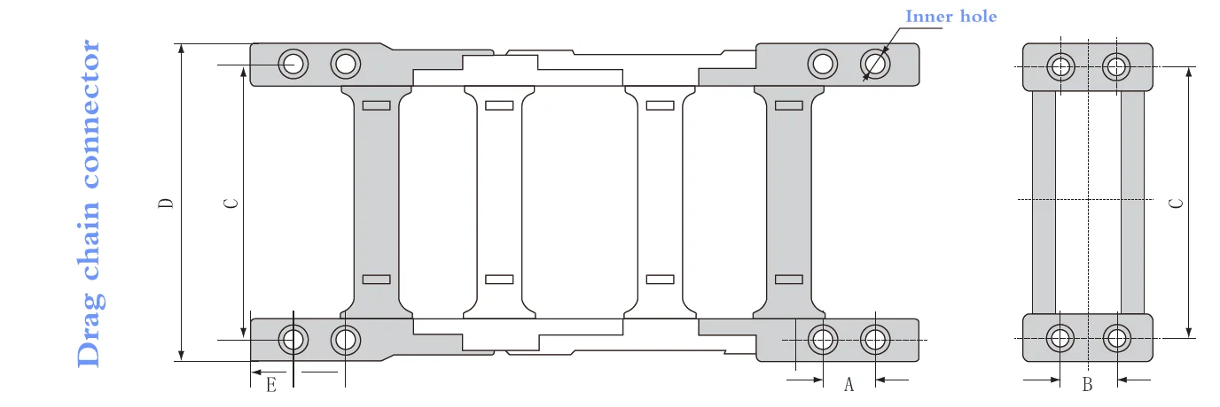 Plastic cable carrier ZDE148
