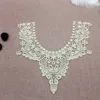 CRN15158 flower embroidery neck lace patch