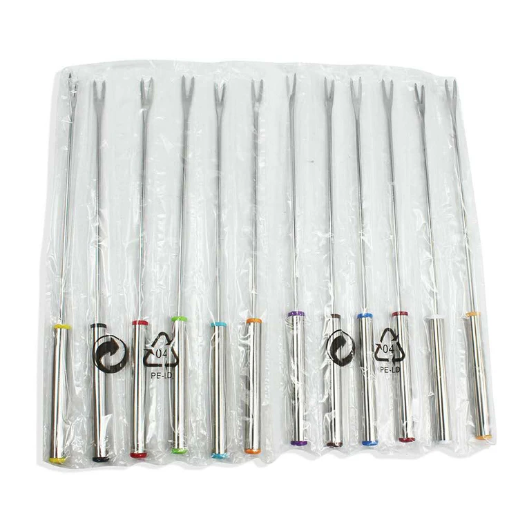 Stainless Steel Cheese Fondue Forks Set Of 6 Buy Fondue Forks,Cheese