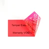 matte non residue OPEN VOID sticker , one time use VOID if removed sticker