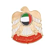 Custom the Middle East gold metal eagle enamel badge