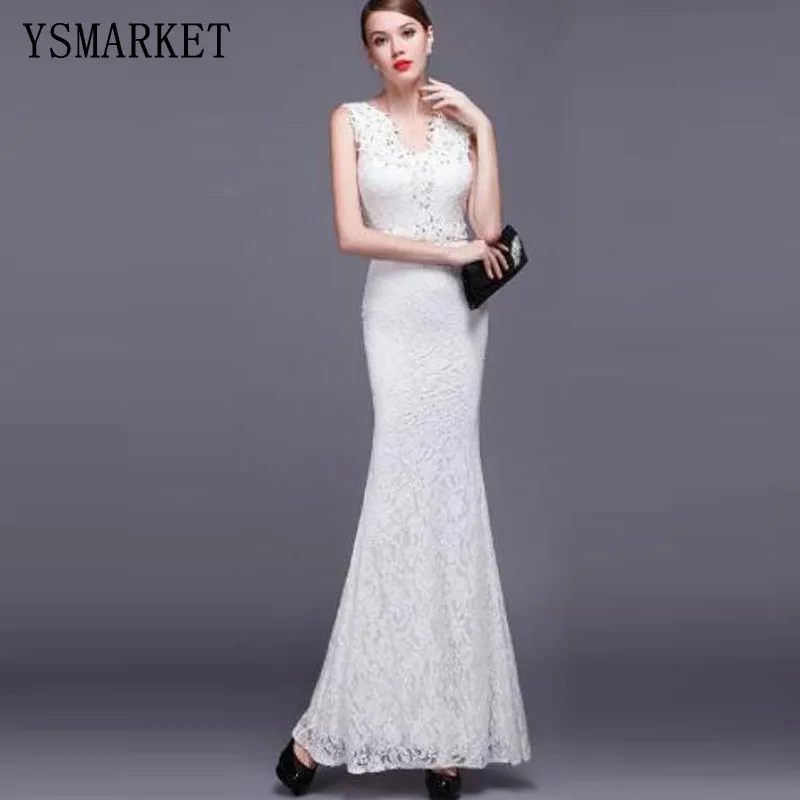 Nouveau 2018 Mode Italie Femmes Sexy Soirée Vintage Robe Maxi Boho V Profond Sans Manches De