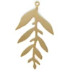 Bracelet DIY Aluminium Alloy Gloden Earring Leaf Pendant
