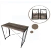 Modern fancy wooden computer desk table for small spaces home computer desk