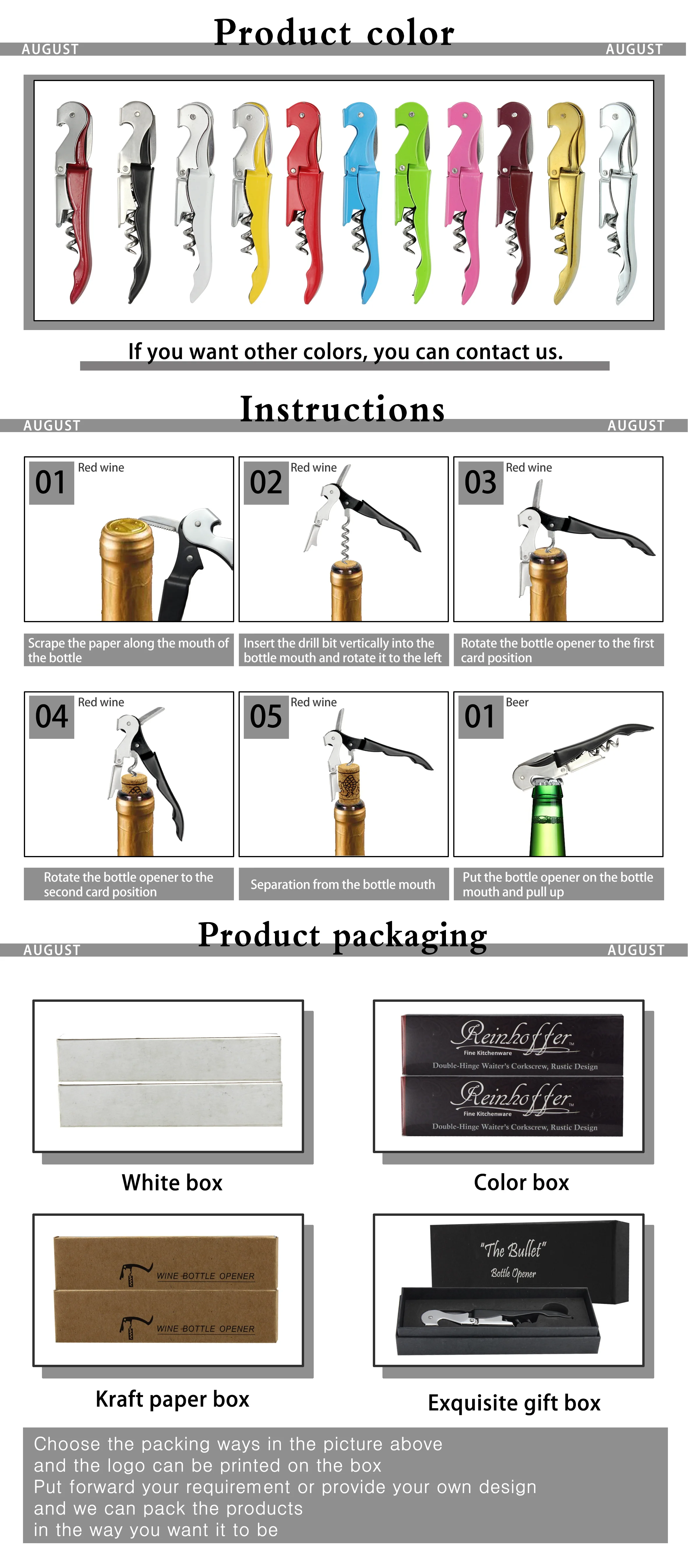 Cute Corkscrew Rabbit Red Bottle Cordless Murano Screwpull Part