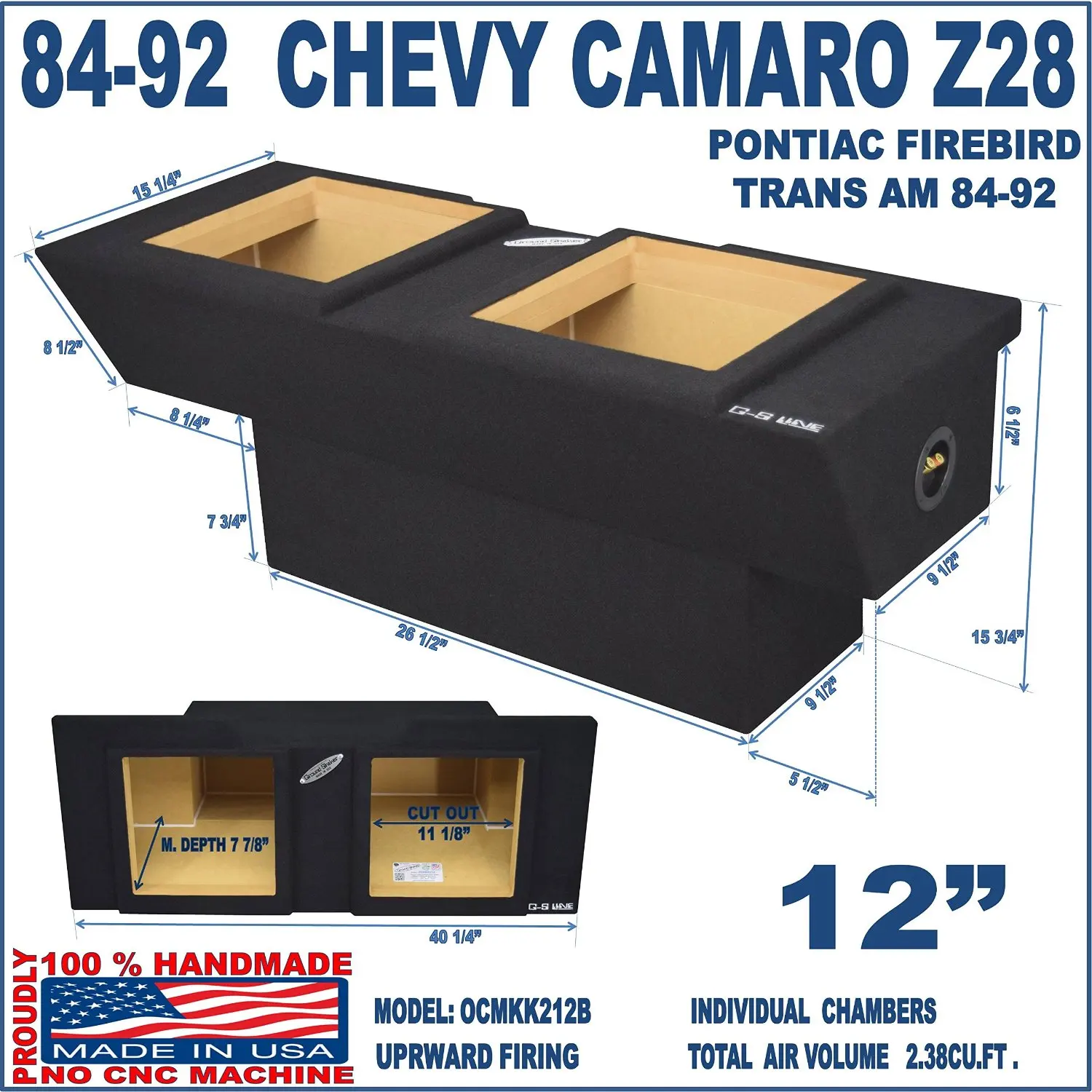 trans am subwoofer box