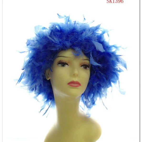 GA,USA Green Chandelle Feather Costume Wig Saint Patrick/'s Day Wig Halloween
