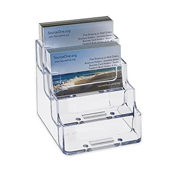 Modern Latest Design 4 Pocket Desktop Clear Acrylic Waterproof Id