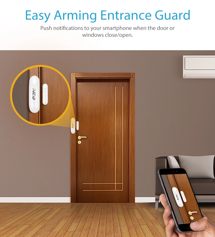 Tuya Smart Wireless Door Sensor - Buy Tuya Smart Sensor,Wireless Sensor ...