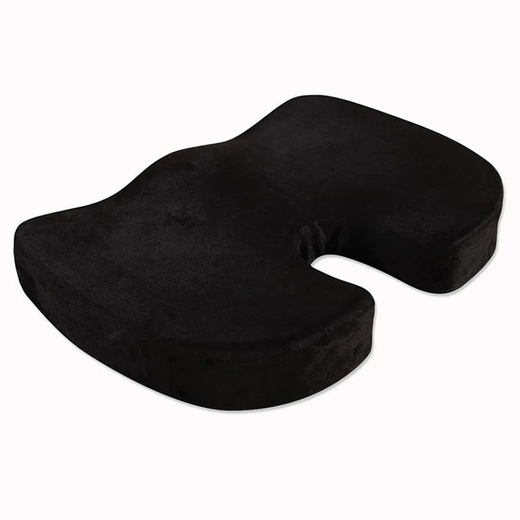
Office chair colorful back cushion memory foam u shape coccyx orthopedic seat cushion 