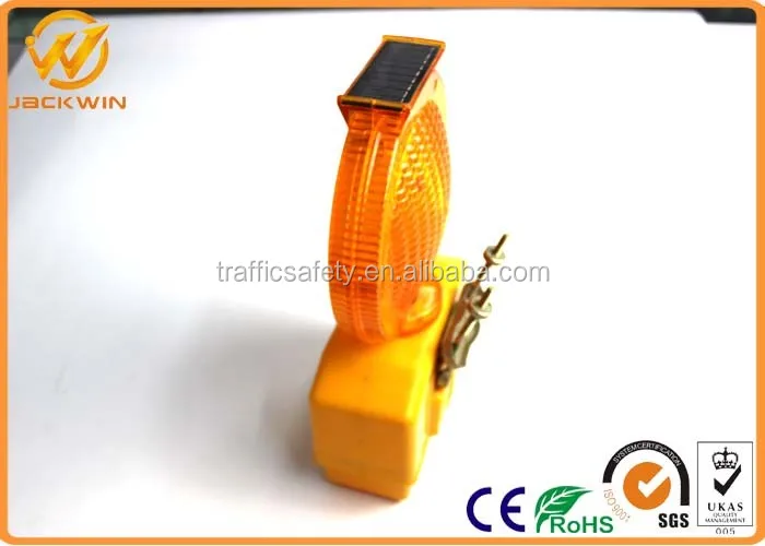 High Intensity Yellow Photocell Blinking Led Solar Powered Traffic