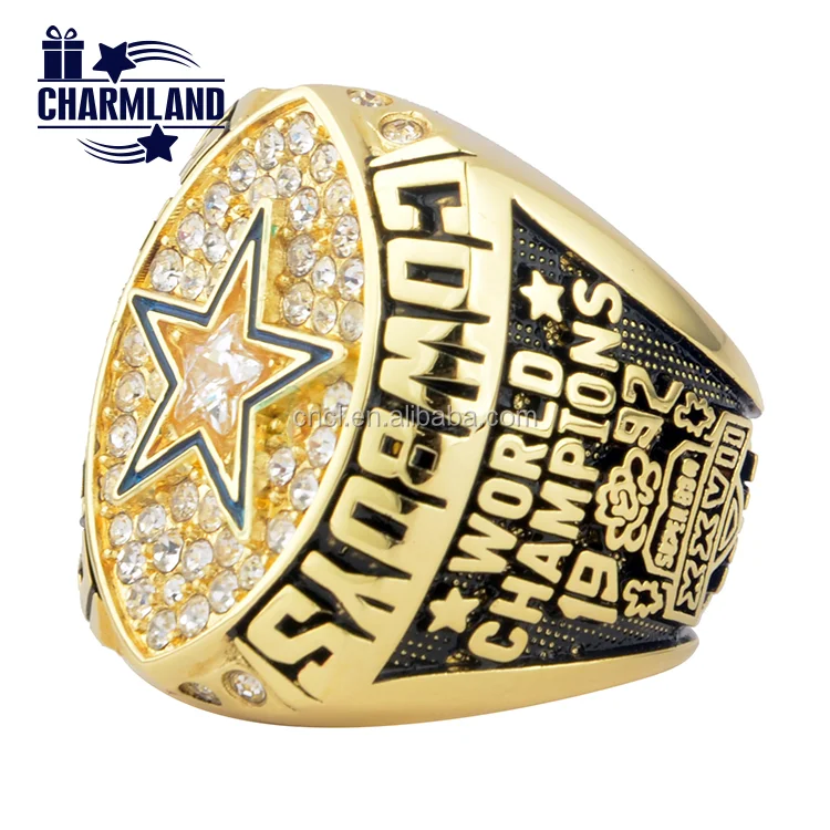 Dallas Cowboys Large Classic Goldplated NFL Ring — Sports Jewelry Super  Store