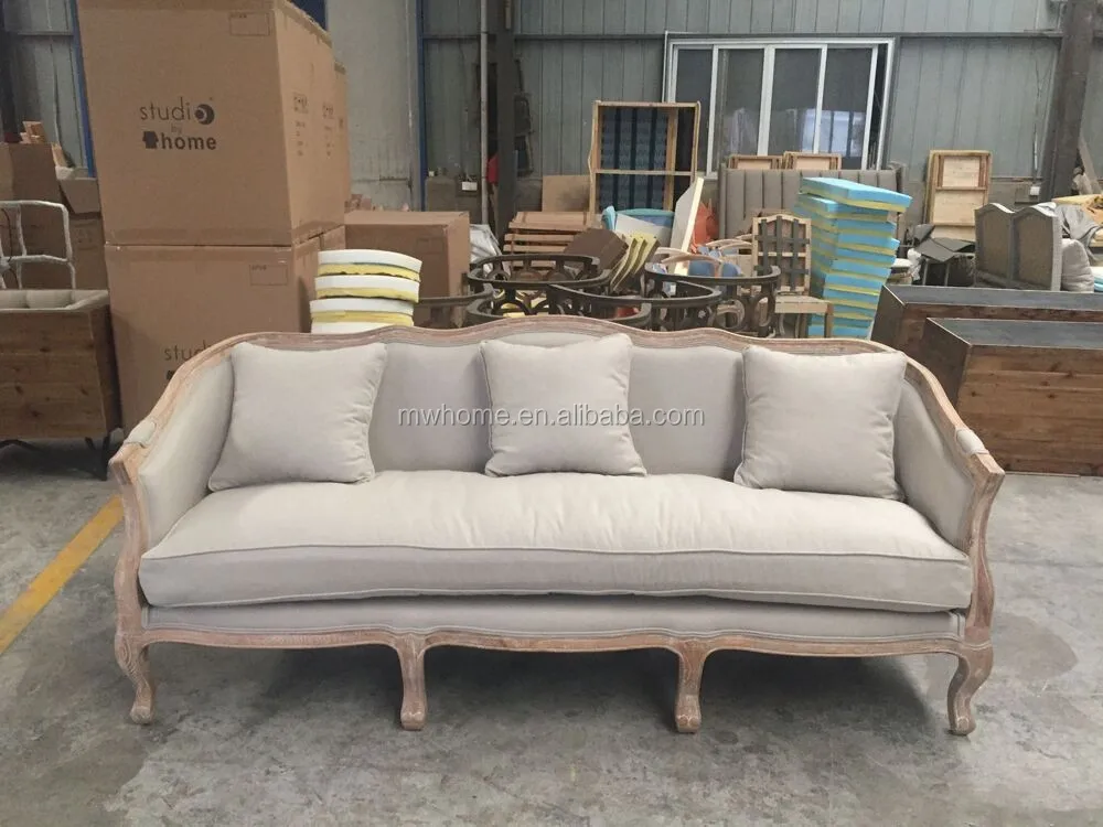French Style Fabric Upholstered Provincial Couch Buy French