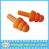 Safety water proof reusable Silicon rubber earplugs