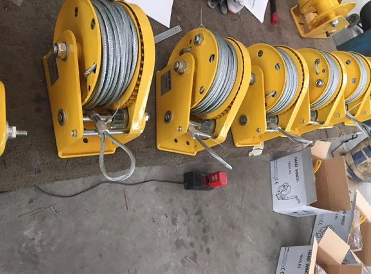 Gear Driven Heavy Duty Manual Hand Wall Mounted Winch Buy Wall Winch