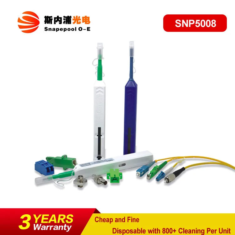 2.5mm FC ST SC 1.25mm LC MU Pen Type One Click Fiber Optic Cleaner