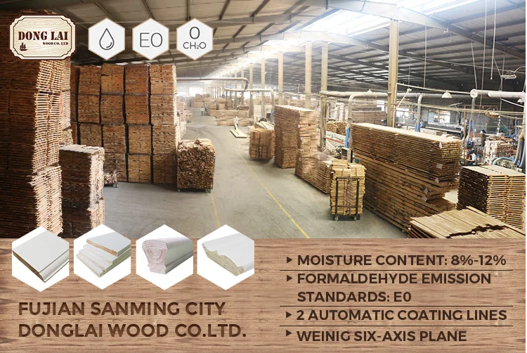 Primed door and window frame moulding