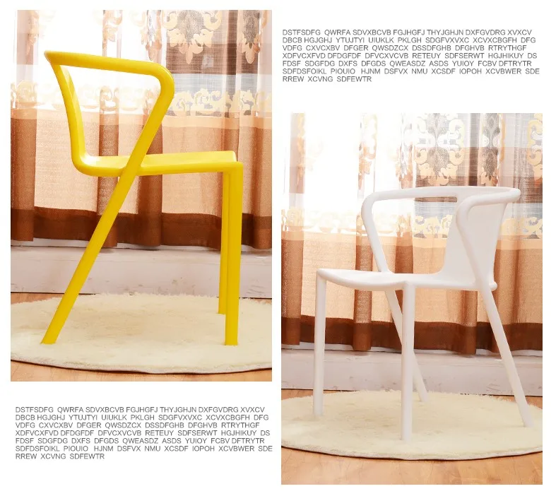 2016 new design PP Famous plastic garden chairs