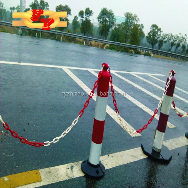 Traffic Safety And Roadway Safety Plastic Chain For Cone And Bollard