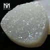 Wholesale Trillion Opal White Natural Druzy Agate Stone