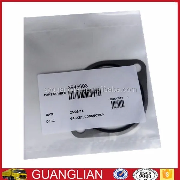 Isc/qsl9 Diesel Engine Water Inlet Connection Gasket 3945603 Buy Isc