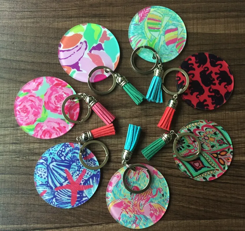 Personalized Blank Clear Acrylic Monogrammed Keychains Buy