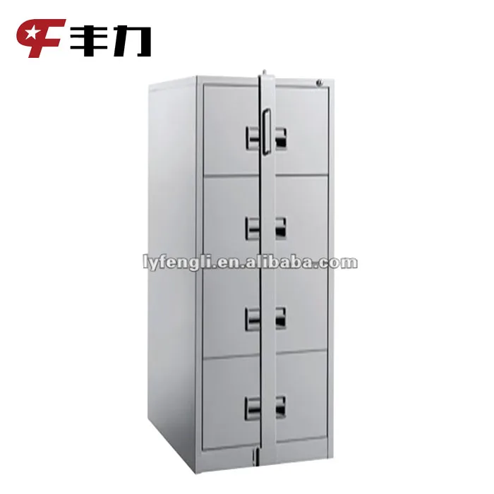 Office Furniture Steel 4 Drawers Vertical Metal Filing Storage 4 Drawers Vertical Metal Filing Storage