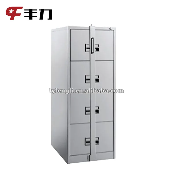 Home Office Furniture File Cabinet With Lock Four Layer Plastic