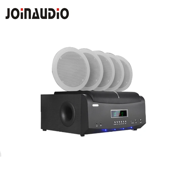 5 1 Home Theater Sound System 2 Way In Ceiling Speakers With Amplified Subwoofer Buy 5 1 Home Theater Sound System Backgound Speaker