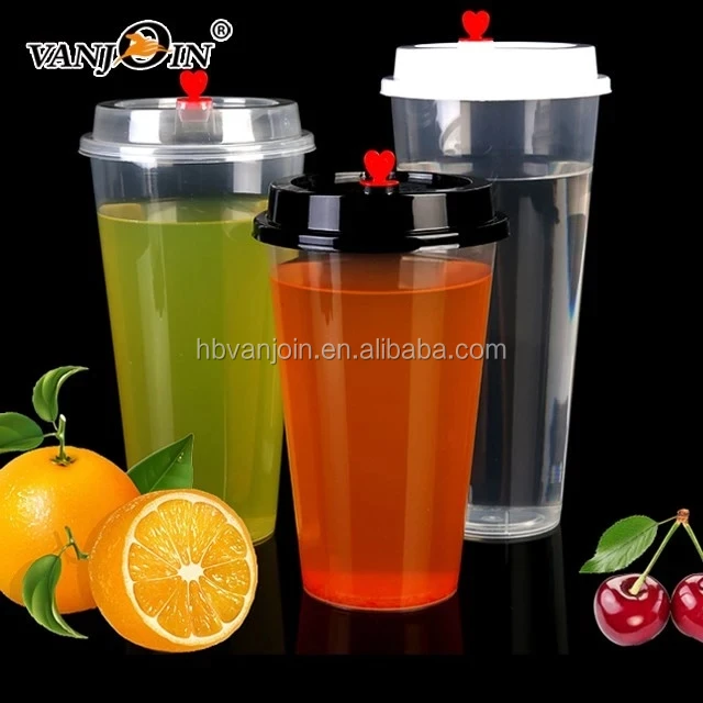 High Standard16oz Custom Reusable Plastic Bubble Tea Cup Custom Made