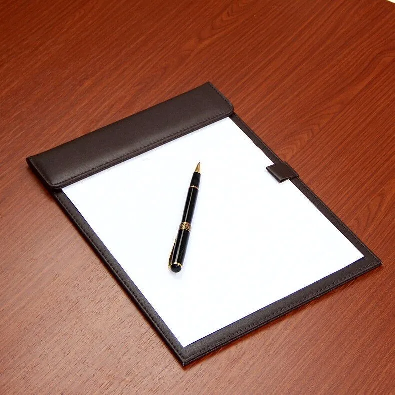Best Meeting Accessory Leather Writing Pad With Pen Holder Buy