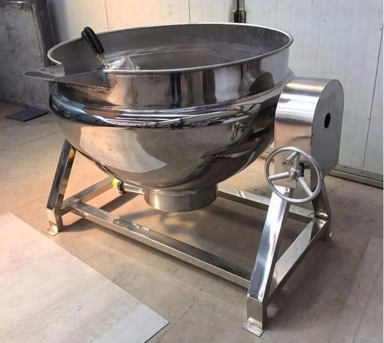 200 Liter Industrial Double Jacket Mixer Steam Jacketed Kettle Cooking