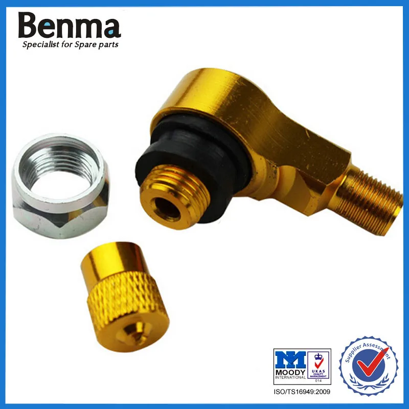 Motorcycle Tire Valve Tubeless Tire Valve 90 Degree Bent Angle Tire