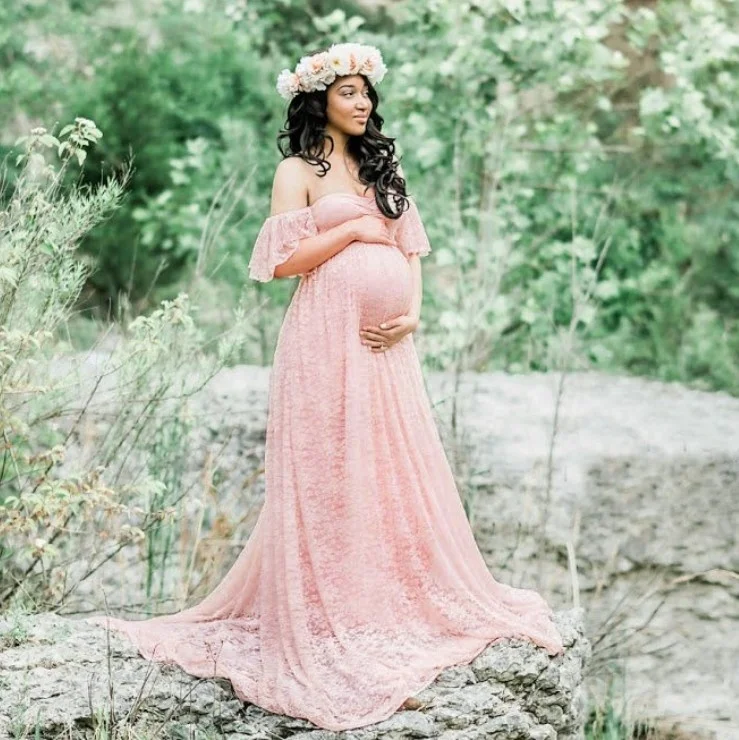 Hot Maternity Photography Props Pregnant Dress For Photo Shoot