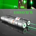 Cool Laser 305 Burn Matches Professional Powerful 10000MW Focusable Burning Green Laser Pointer Pen Lazer Pointer