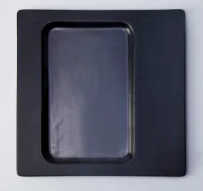 product-dubai tableware porcelain dinnerware ceramic crockery black square plate-Two Eight-img-5