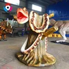 Christmas Tree Decorations wrapped up vivid moving life-size fiberglass animatronics snake