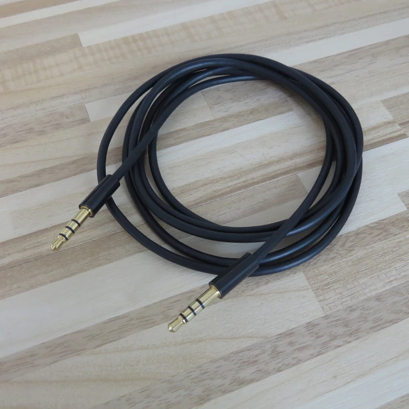 1.50meter 5ft 3.5mm Male To Male Audio Cable 4poles Goldplated With