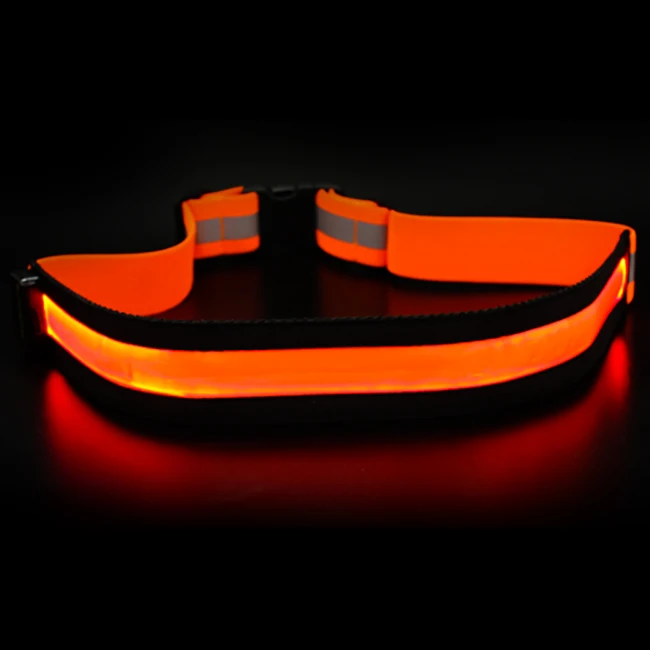 Sport Safety Usb Rechargeable Luminous Led Running Belt Light Buy Led