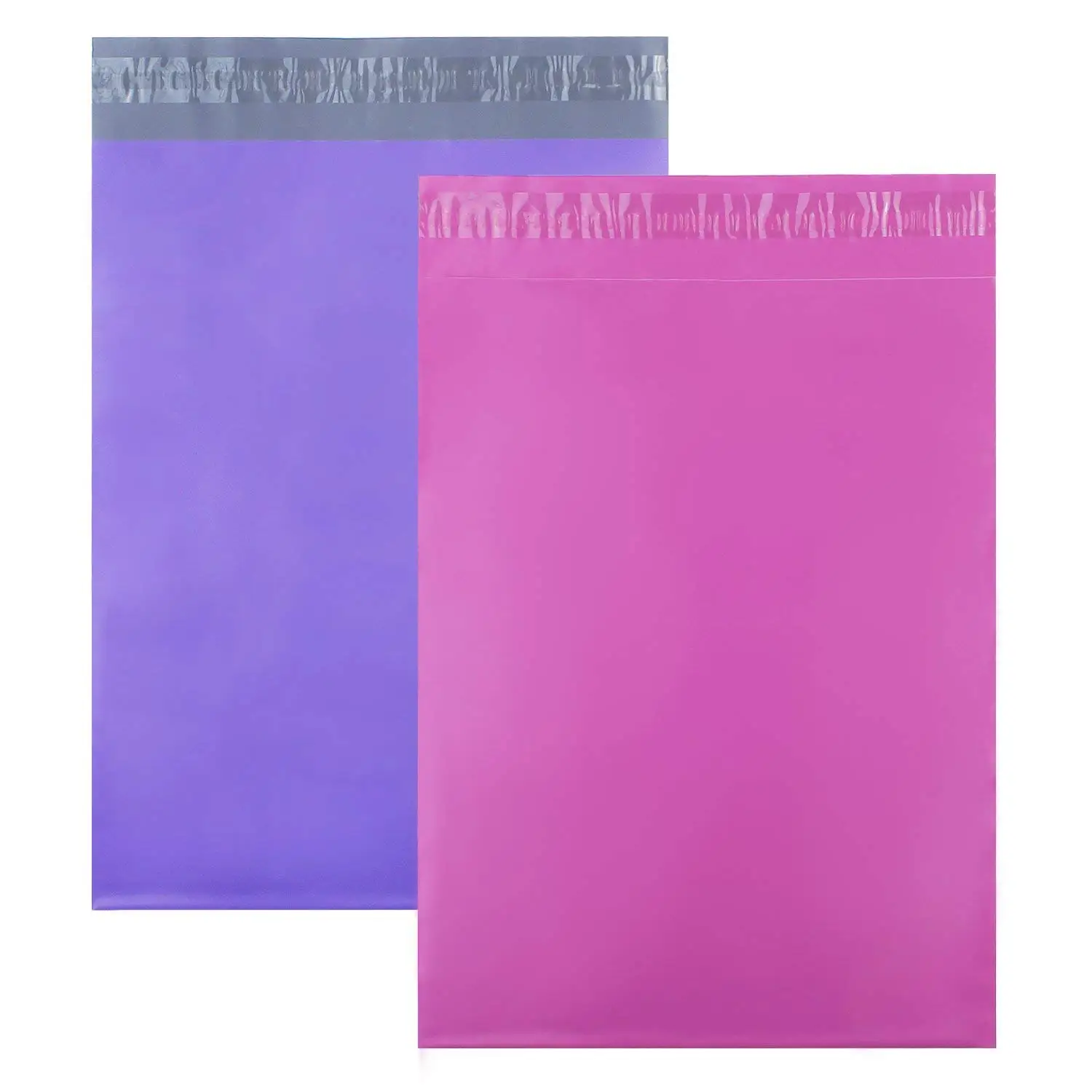 YGEOMER 100pcs Poly Mailers Shipping(Pink and Purple) Envelopes Shipping Bags Custom Mailers(10"x13")
