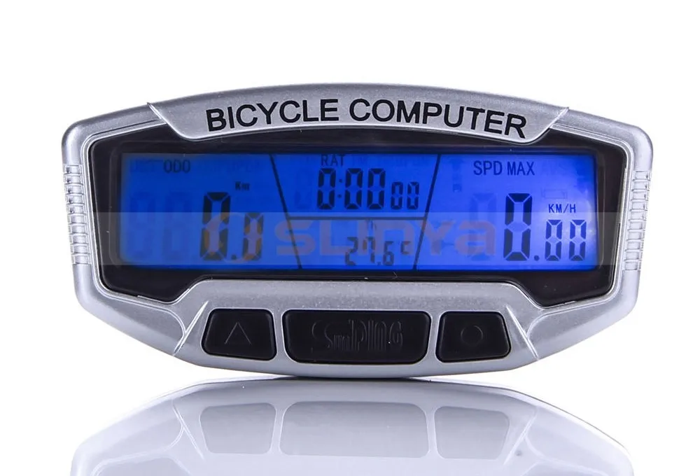 Lcd Back Light Bicycle Pedometer For Long Distance Riding Bike