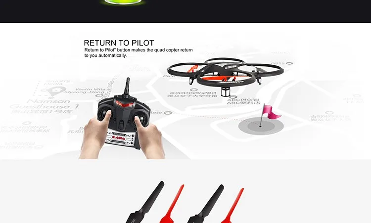 Unique Design 2.4GHZ 6 Axis Gyro Rc Drone Quadri Copter Mini Toys for Kids 14 Years & up Unisex EN71 150 Meters 60 Minutes H07N