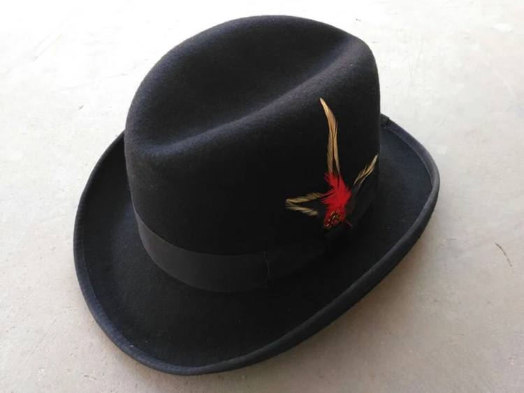 100% Australian Wool Felt Godfather Hat 