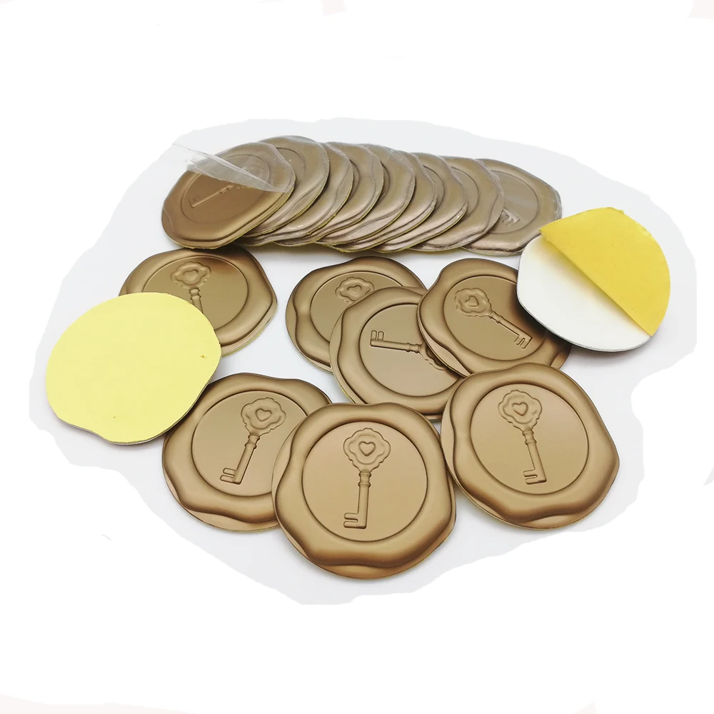 New Product 2019 Adhesive Self Adhesive Sealing Wax Stickers For Wax Seals - Buy Custom Design ...
